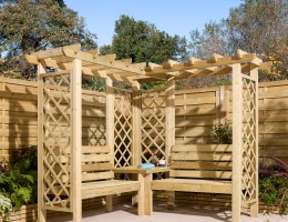 Pergola narożna