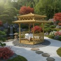 Mała altanka ogrodowa - Pagoda