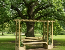 Pergola kombinowana prosta