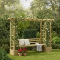 Pergola kombinowana prosta
