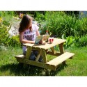 Stół piknikowy dla dzieci - blat 90x50cm