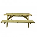 Drewniany Stół piknikowy - długość 180cm, gr.30mm